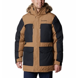 Columbia Zimowy Parka Marquam Peak Fusion (Omni-Heat Infinity) brązowy/czarny męski